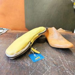 Werner1911 Hausschuh Bio-Ballerina in gelb als geschenkidee