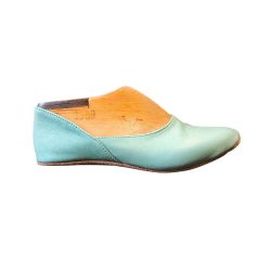 Hausschuh Bio-Ballerina - Koala - mint - 38