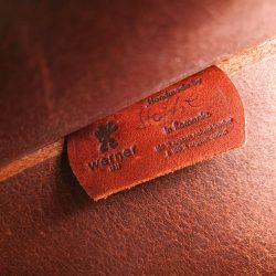 Werner1911 Shopper Guttenburg Dark Choc signiert Fair Fashion