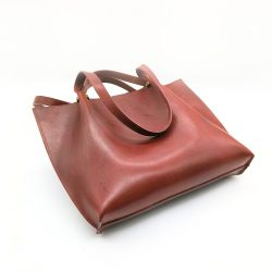 Werner1911 Shopper Guttenburg Dark Choc Nappa Plus Leder
