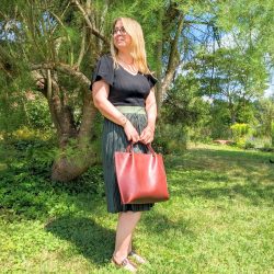 Werner1911 Shopper Guttenburg Dark Choc mit Franzi