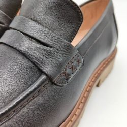 Werner 1911 Herren Loafer Wagyu in mokka mit Handstich-Detail