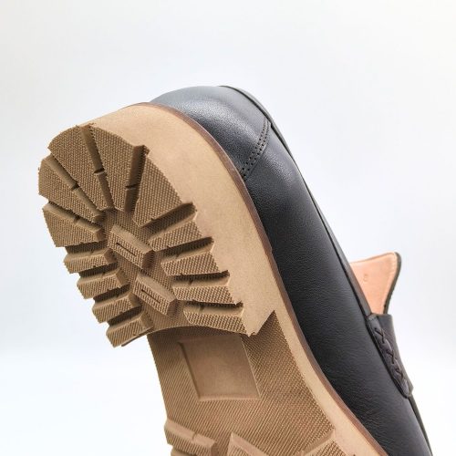 Werner1911 Chunky Loafer Herren Wagyu Schwarz mit Profilsohle