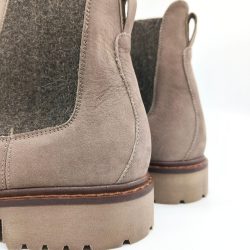 Werner 1911 B-Ware Herren Bio Chelsea Boot taupe mit Gummizug