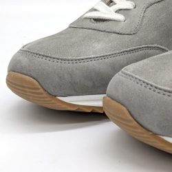 Werner 1911 Bio-Sneaker Wachtel in Hellgrau mit runder Sohle