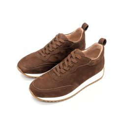 Werner 1911 Bio-Sneaker Wachtel in Braun Nubukleder