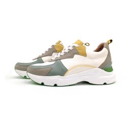 Werner 1911 Bio-Sneaker Buchfink grün Mix