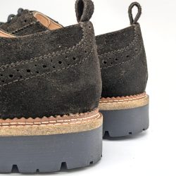 Werner 1911 Bio-Schnürschuh Angus in Mokka mit Zuglasche