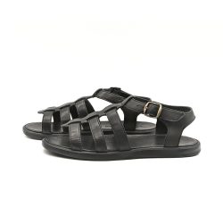 Werner 1911 Herren Bio-Römersandale in Schwarz