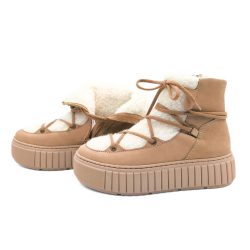 Werner 1911 Bio Boot Capybara beige mit Reißverschluss