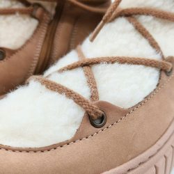 Werner 1911 Bio Boot Capybara beige mit Schnürung