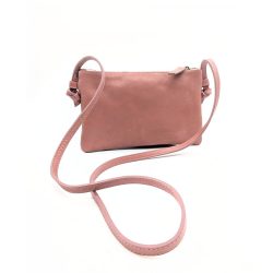 Werner 1911 Clutch Und Umhängetasche Wegelnburg in altrosa Nappaleder