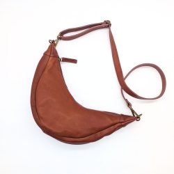 Werner 1911 Croissant Bag Fleckenstein Kastanienbraun mit verstellbaren Riemen