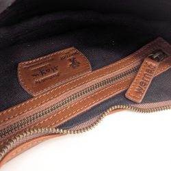 Werner 1911 Croissant Bag Fleckenstein Kastanienbraun mit Innenfach