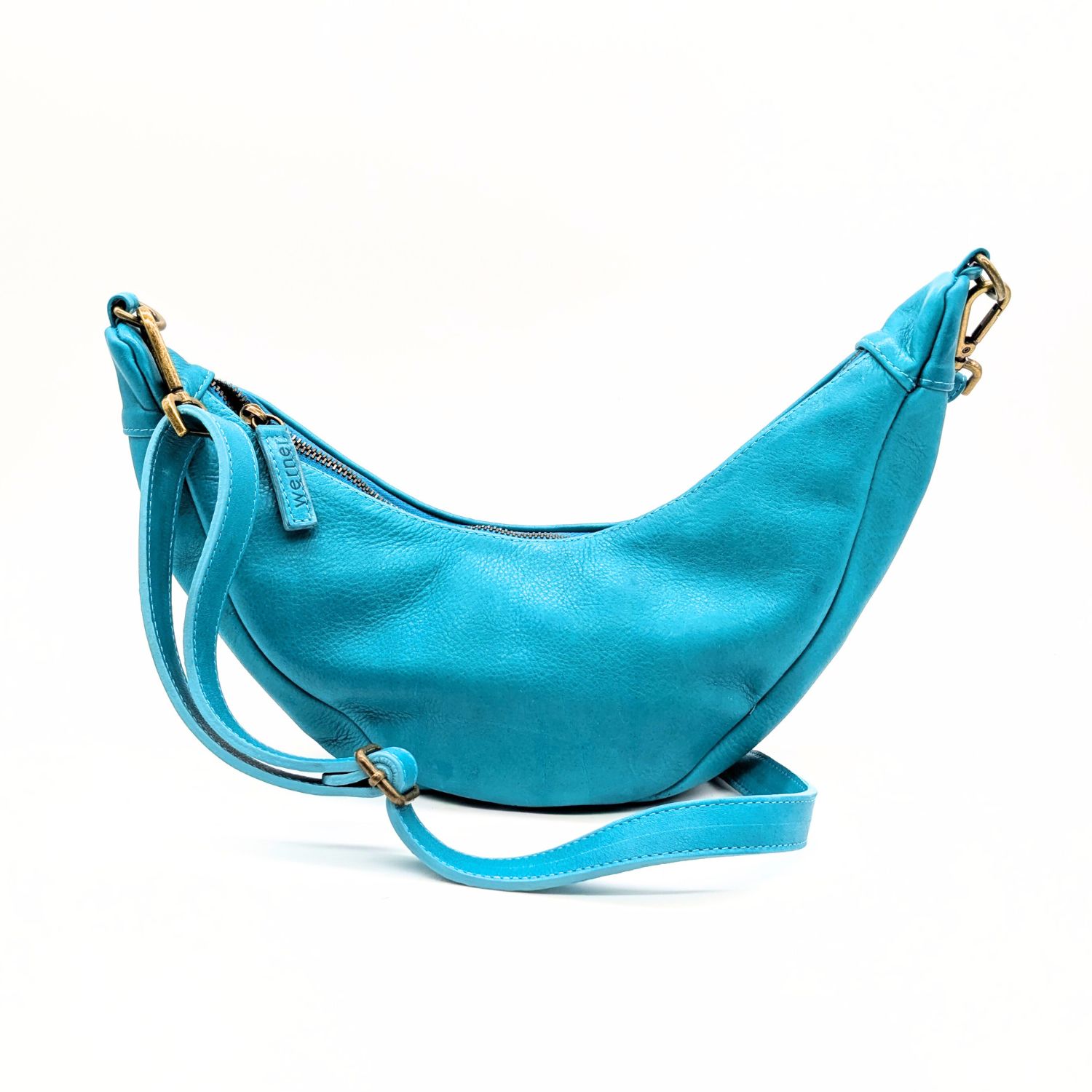 Werner 1911 Croissant Bag Bio Fleckenstein türkis