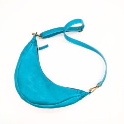 Werner 1911 Croissant Bag Bio Fleckenstein türkis Nappaleder