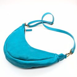 Werner 1911 Croissant Bag Bio Fleckenstein türkis mit verstellbarem Riemen