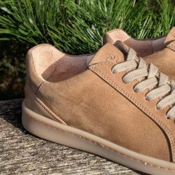 Werner 1911 Bio-Sneaker Eistaucher in karamell mit Baumwollschnürsenkel