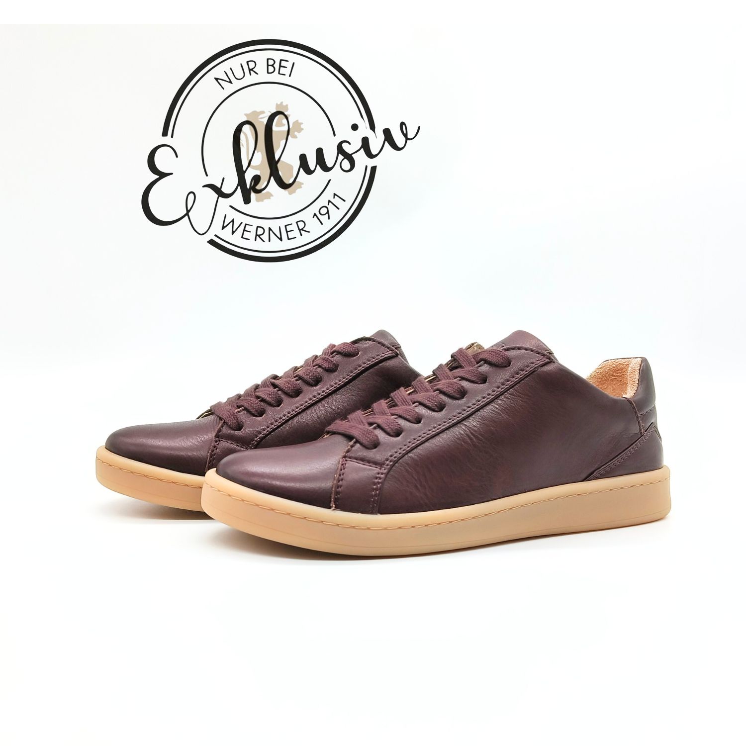 Werner 1911 Bio-Sneaker Eistaucher in dunklem bordeaux