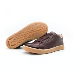 Werner 1911 Bio-Sneaker Eistaucher in dunklem bordeaux mit flacher Sohle