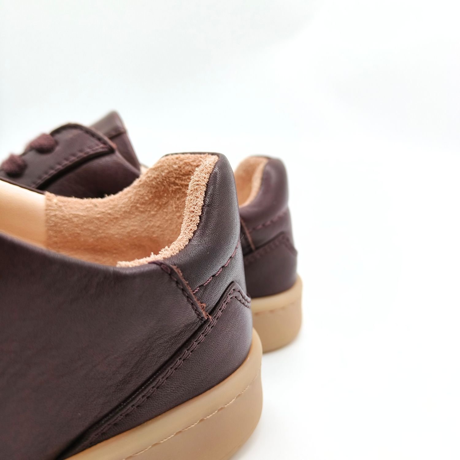 Werner 1911 Bio-Sneaker Eistaucher in dunklem bordeaux mit Naturlederfutter