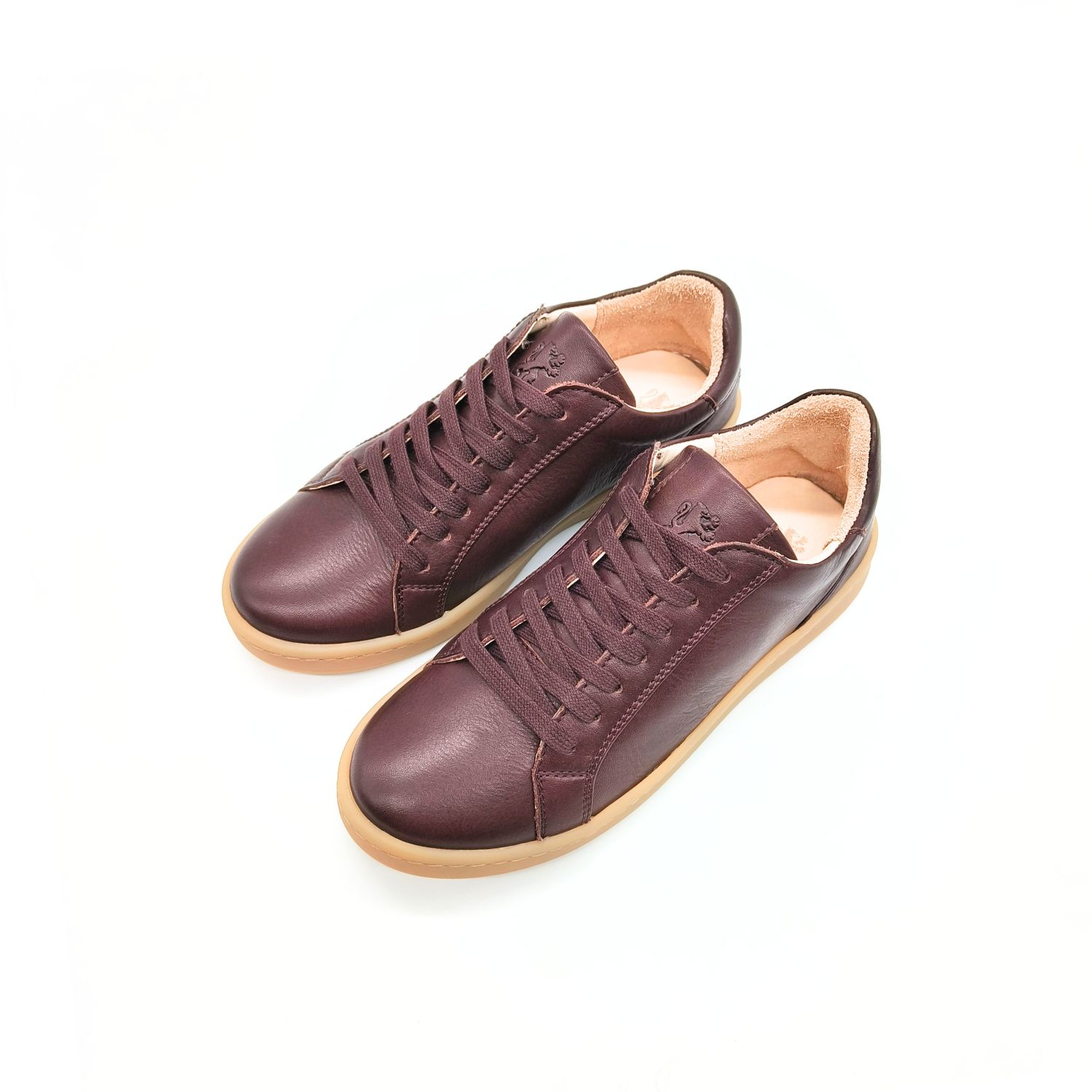 Werner 1911 Bio-Sneaker Eistaucher in dunklem bordeaux Nappaleder