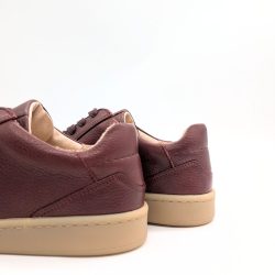 Werner 1911 Bio-Sneaker Eistaucher Weinrot mit Naturlederfutter