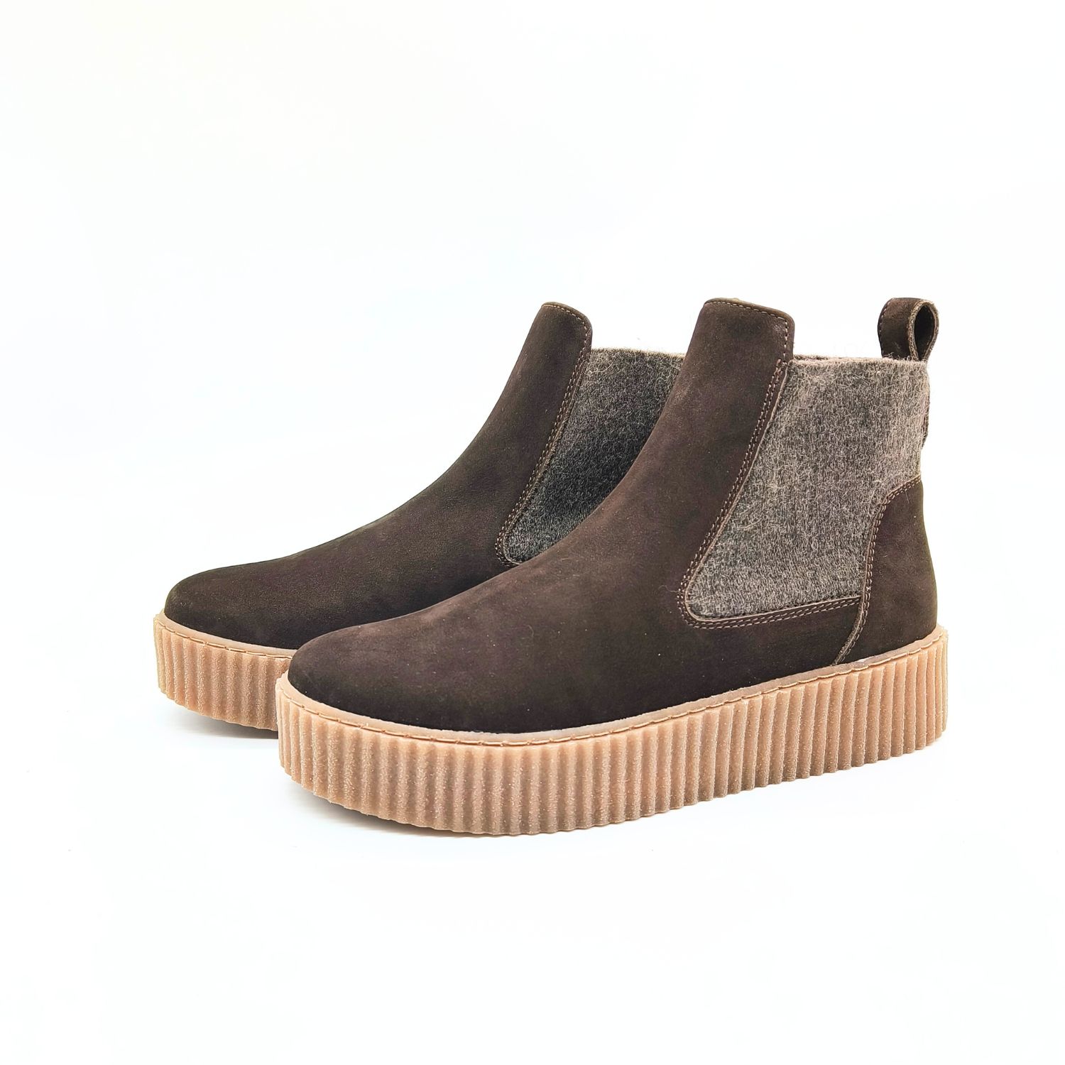 aktive-farbe Werner 1911 Bio-Chelsea Boot Fennek in Mokka