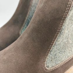 Werner 1911 Bio-Chelsea Boot Fennek in Mokka Nubukleder