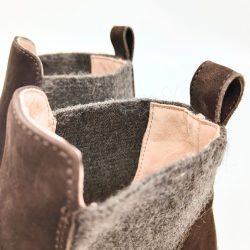 Werner 1911 Bio-Chelsea Boot Fennek in Mokka mit Naturlederfutter