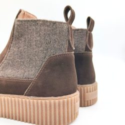 Werner 1911 Bio-Chelsea Boot Fennek in Mokka mit Zuglasche