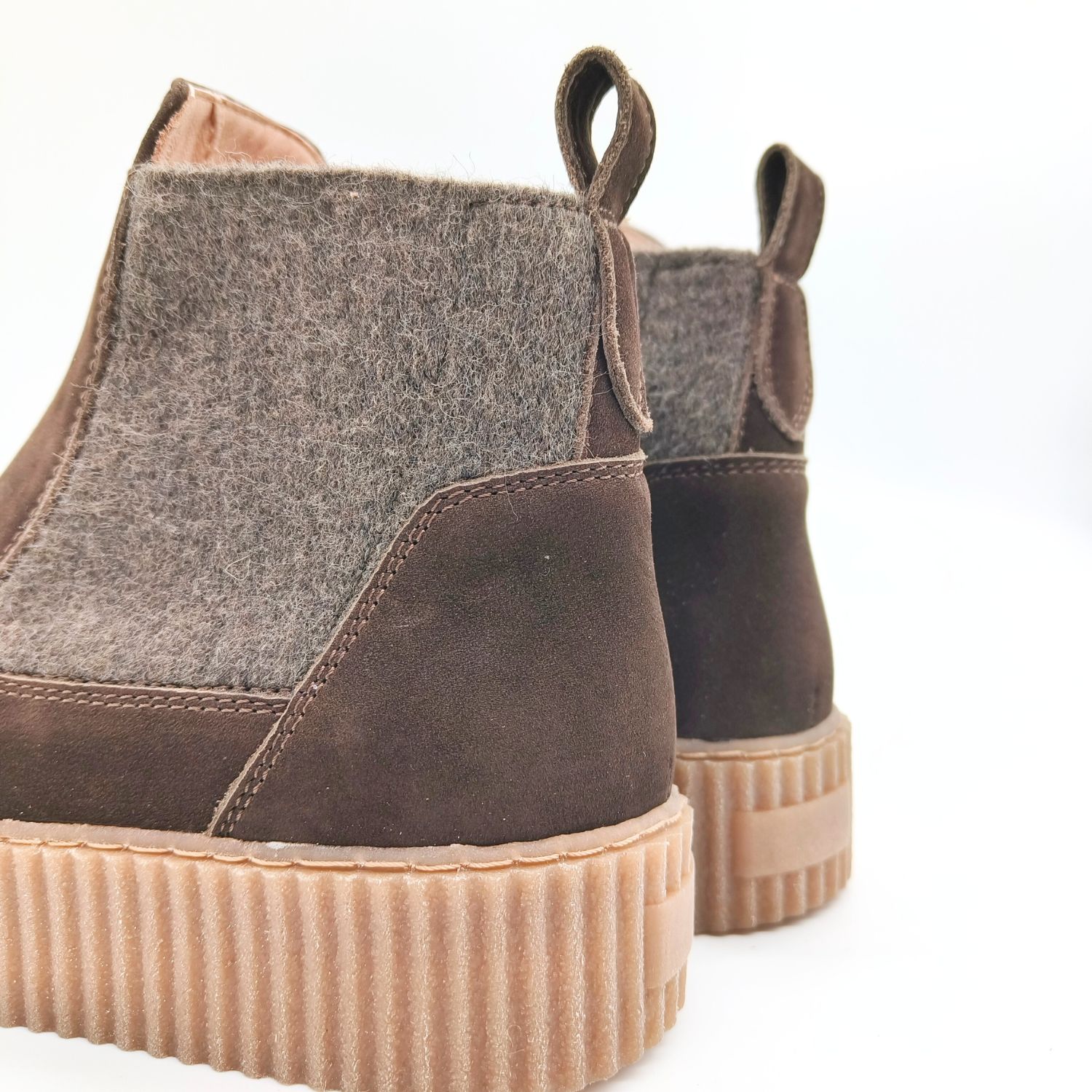 Werner 1911 Bio-Chelsea Boot Fennek in Mokka mit Zuglasche