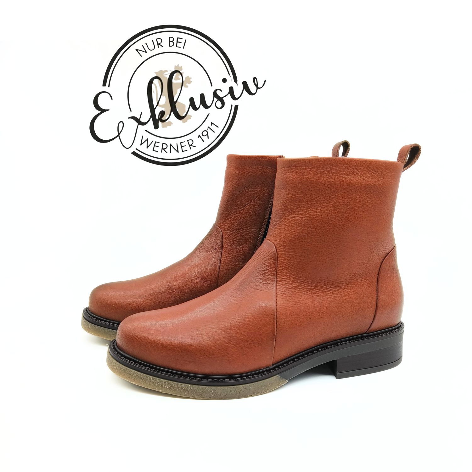 Werner 1911 Bio- Winterstiefel Opossum in kastanienbraun