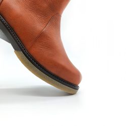 Werner 1911 Bio- Winterstiefel Opossum in kastanienbraun mit runder Spitze