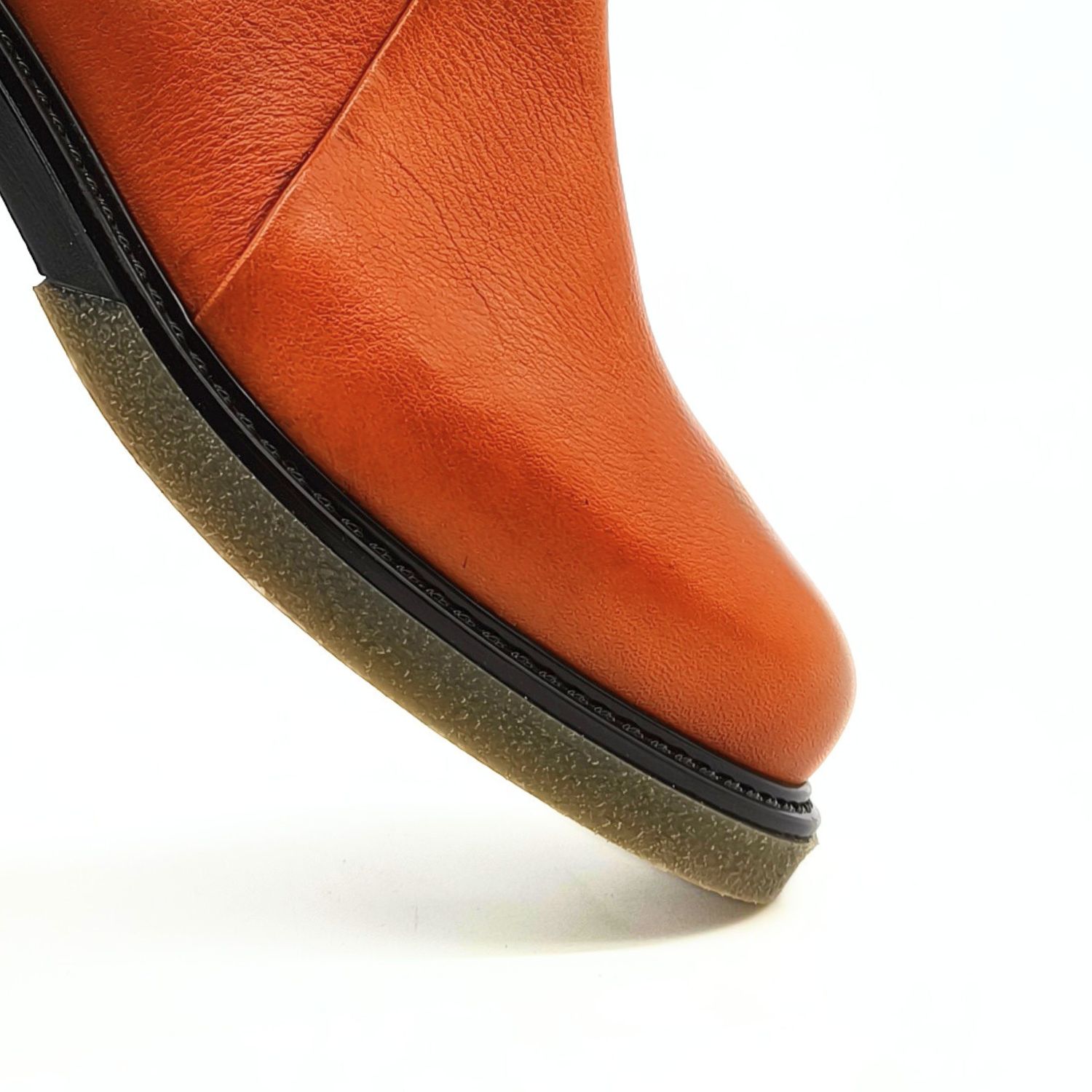 Winterstiefel mit Lodenfutter - Opossum - dunkles orange – Bild 6