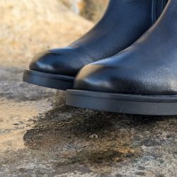 Werner 1911 Bio Winterstiefel Oryx schwarz mit Karree Spitze