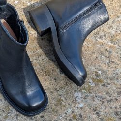 Werner 1911 Bio Winterstiefel Oryx schwarz mit Reißverschluss