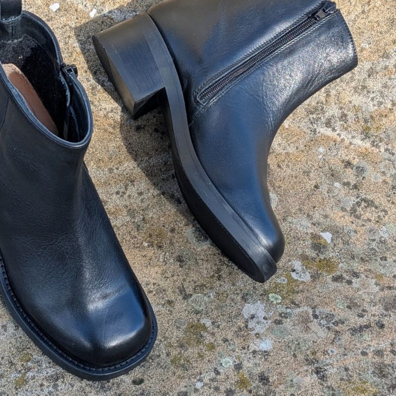 Werner 1911 Bio Winterstiefel Oryx schwarz mit Reißverschluss