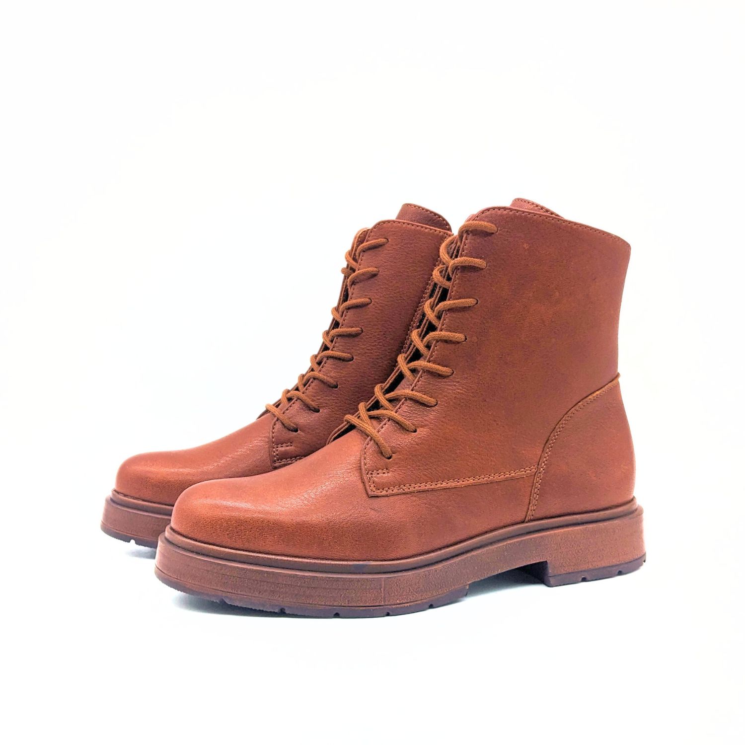 Werner 1911 Bio-Schnürstiefel Schaf in kastanienbraun