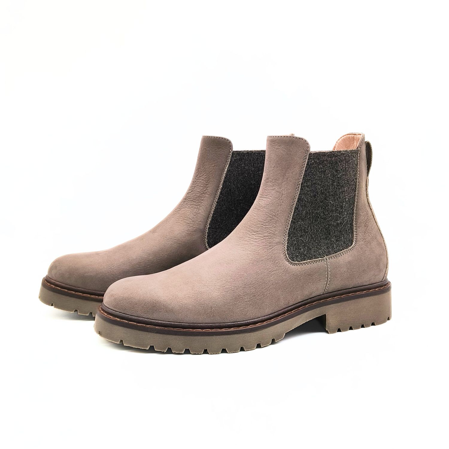 Werner 1911 Herren Bio Chelsea Boot Tüpfelhyäne taupe