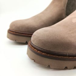 Werner 1911 B-Ware Herren Bio Chelsea Boot taupe mit runder Spitze