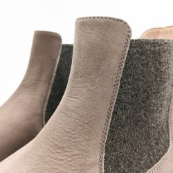 Werner 1911 Herren Bio Chelsea Boot Tüpfelhyäne taupe mit Gummizug