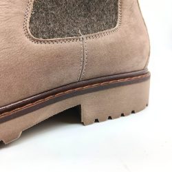 Werner 1911 Herren Bio Chelsea Boot Tüpfelhyäne taupe mit Profilsohle