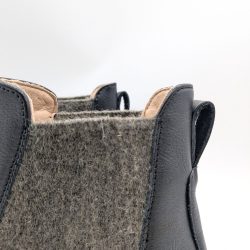 Werner 1911 Bio Chelsea Boots Herren Tüpfelhyäne schwarz mit Gummizug