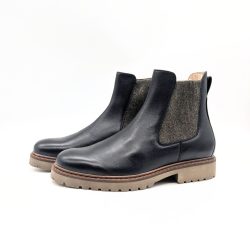 Werner 1911 Bio Chelsea Boots Herren Tüpfelhyäne schwarz