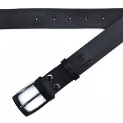 Werner 1911 breiter Bio-Ledergürtel Schwarzbach in Schwarz