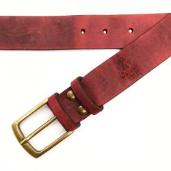 Werner 1911 breiter Bio-Ledergürtel Schwarzbach in Bordeaux