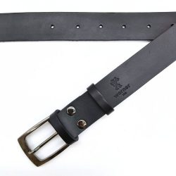 Werner 1911 breiter Bio-Ledergürtel Schwarzbach in Anthrazit