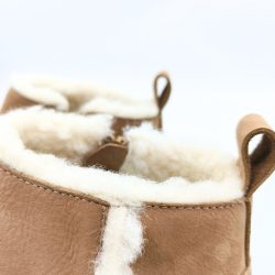 Werner 1911 Bio-Low Boot Wildschaf in beige mit Zuglasche
