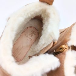 Werner 1911 Bio-Low Boot Wildschaf in beige mit gefütterter Wechselsohle